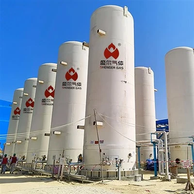 Planta de linha de produção de oxigênio líquido